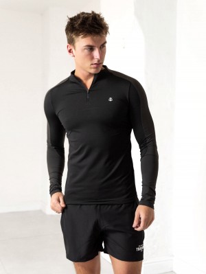 Black/Charcoal Blakely Challenger Gym Top | WIU169387