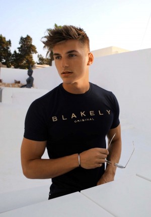 Black Blakely Goldcross T-Shirt | ALO712849