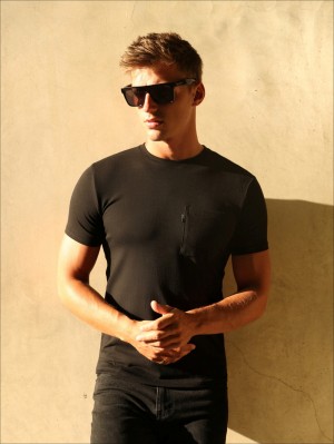 Black Blakely Pocket T-Shirt | OXQ068721