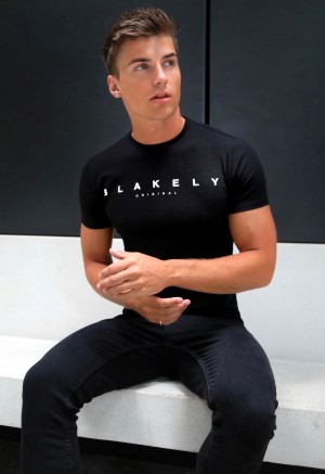 Black Blakely Torcross T-Shirt | HYK426703