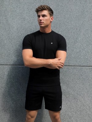 Black Blakely Toulon Textured T-Shirt | GBP952043