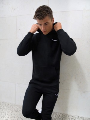 Black Blakely Universal Relaxed Hoodie | VQF615487