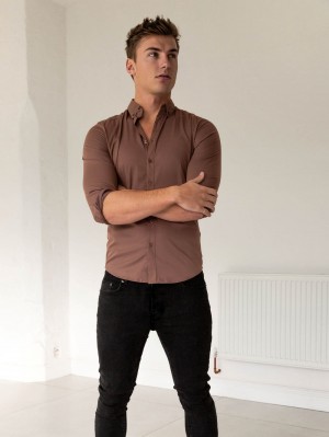 Blakely Burnham Fitted Stretch Shirt | YBL045367