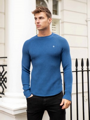 Blue Blakely Olton Knit Jumper | FVO169278