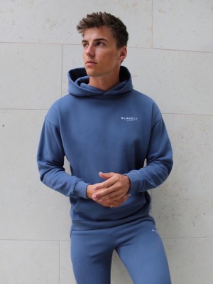 Blue Blakely Universal Relaxed Hoodie | XSP195632