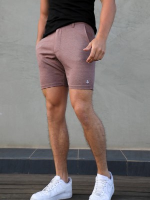 Burgundy Blakely Sorrento Stretch Fit Shorts | AJH372615