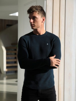 Dark Green Blakely Olton Knit Jumper | OAV239815