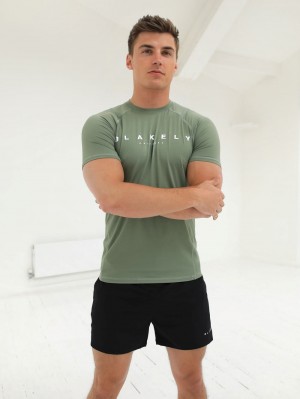 Green Blakely Apex Active T-Shirt | RSX259816