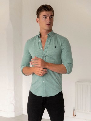 Green Blakely Arlo Soft Stretch Shirt | RBY954671