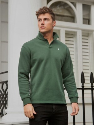 Green Blakely Otley Collared Jumper | SVC829540