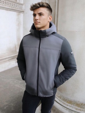 Grey/Dark Grey Blakely Montblanc Coat | BSH765128