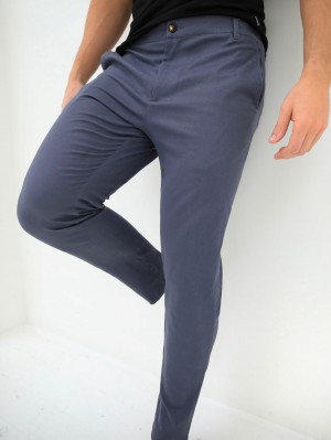 Light Blue Blakely Sloane Stretch Fit Chinos | RHV873592