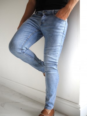 Light Blue Blakely Vol. 7 Skinny Jeans | QJU749861