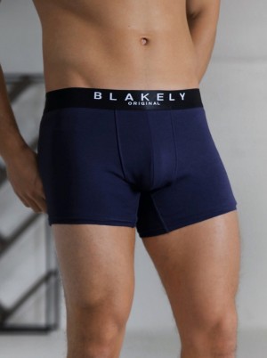 Navy 3 Pack Blakely BLK Boxers | NTR069714