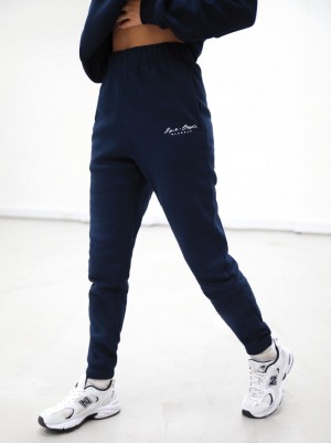 Navy Blue Blakely Life & Style Loose Fitting Sweatpants | UTM845702