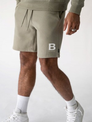 Olive Blakely Blakely London Jogger Shorts | ZWV152046