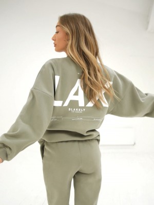 Olive Blakely LAX Isabel Oversized Jumper | JQX905872