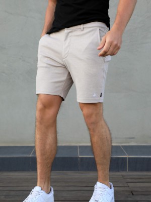 Tan Blakely Sorrento Stretch Fit Shorts | YIA053684