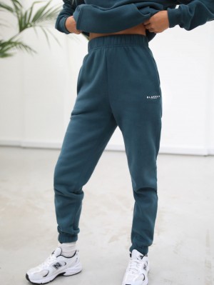 Teal Green Blakely Women's Sports Club Sweatpants | IGT185437