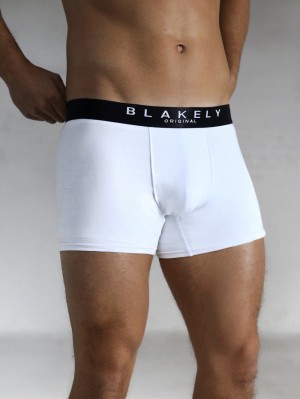 White 3 Pack Blakely BLK Boxers | NTC259034