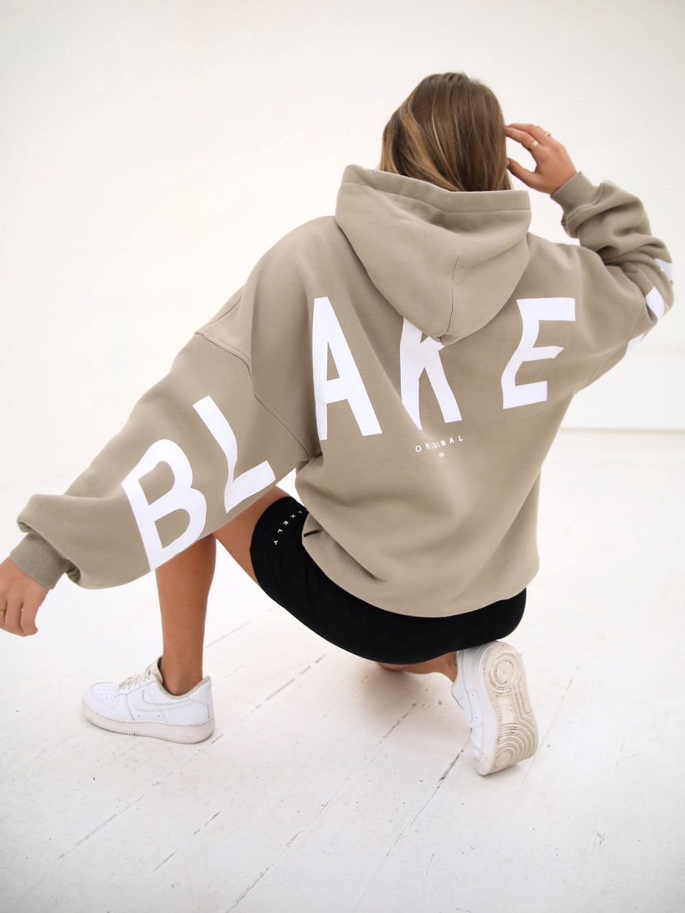 Beige Blakely Isabel Oversized Hoodie | BQP487629