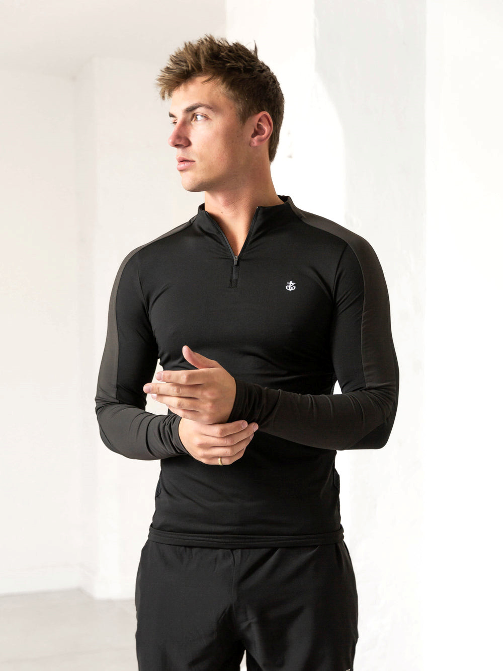 Black/Charcoal Blakely Challenger Gym Top | WIU169387