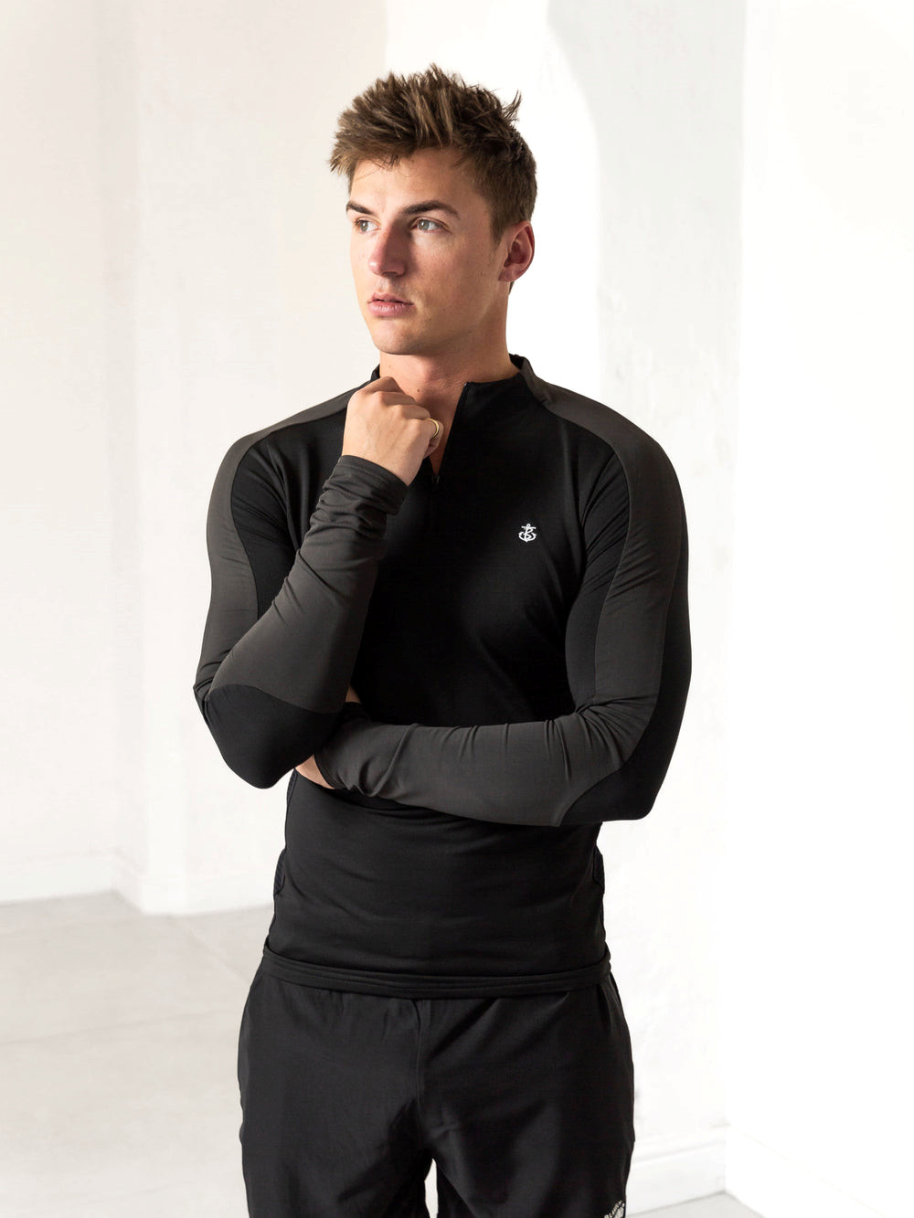 Black/Charcoal Blakely Challenger Gym Top | WIU169387