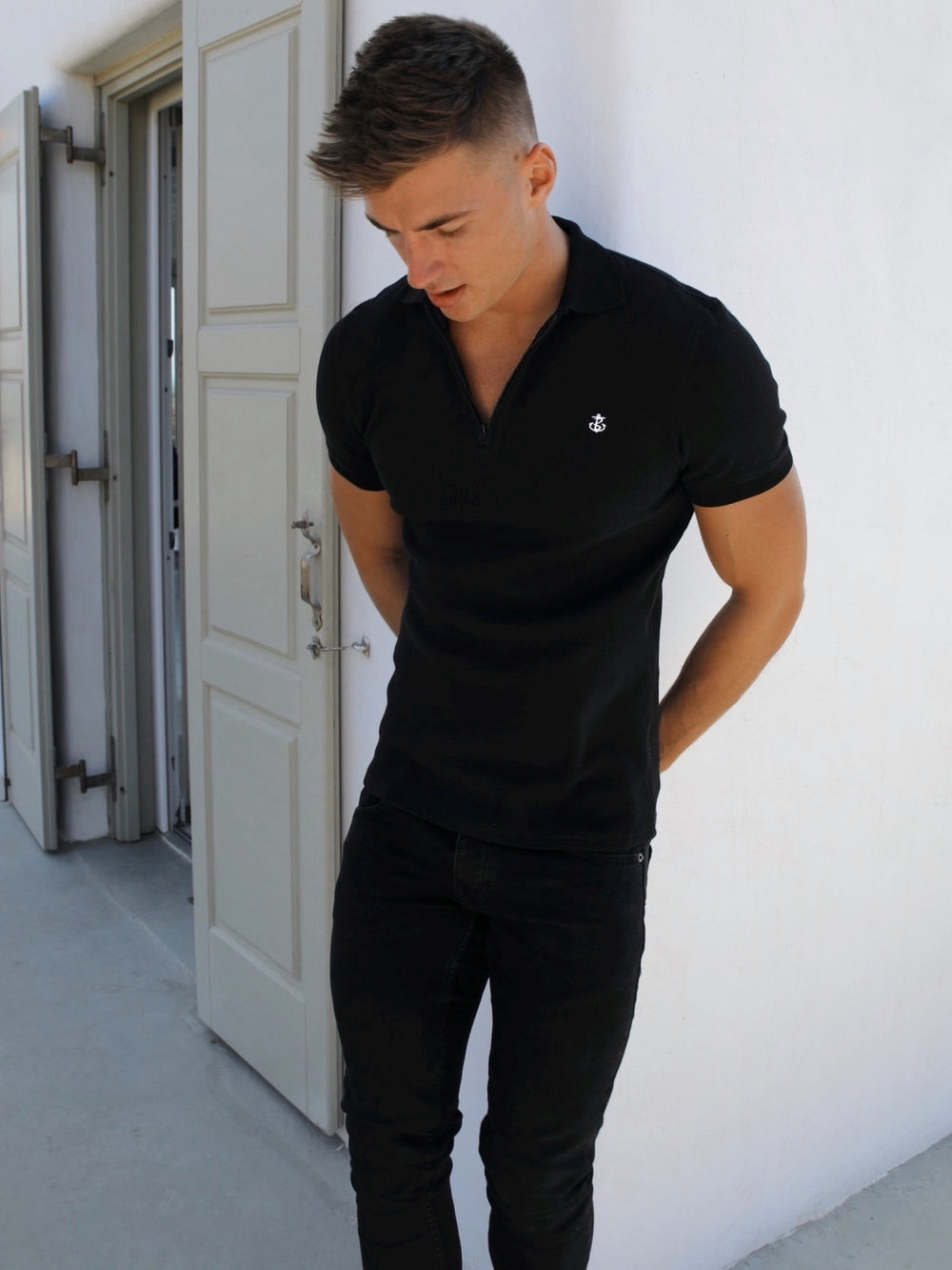 Black Blakely Aspen Polo | BMJ142835