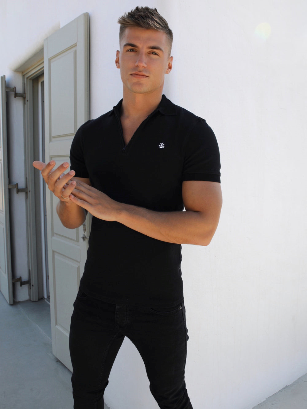 Black Blakely Aspen Polo | BMJ142835