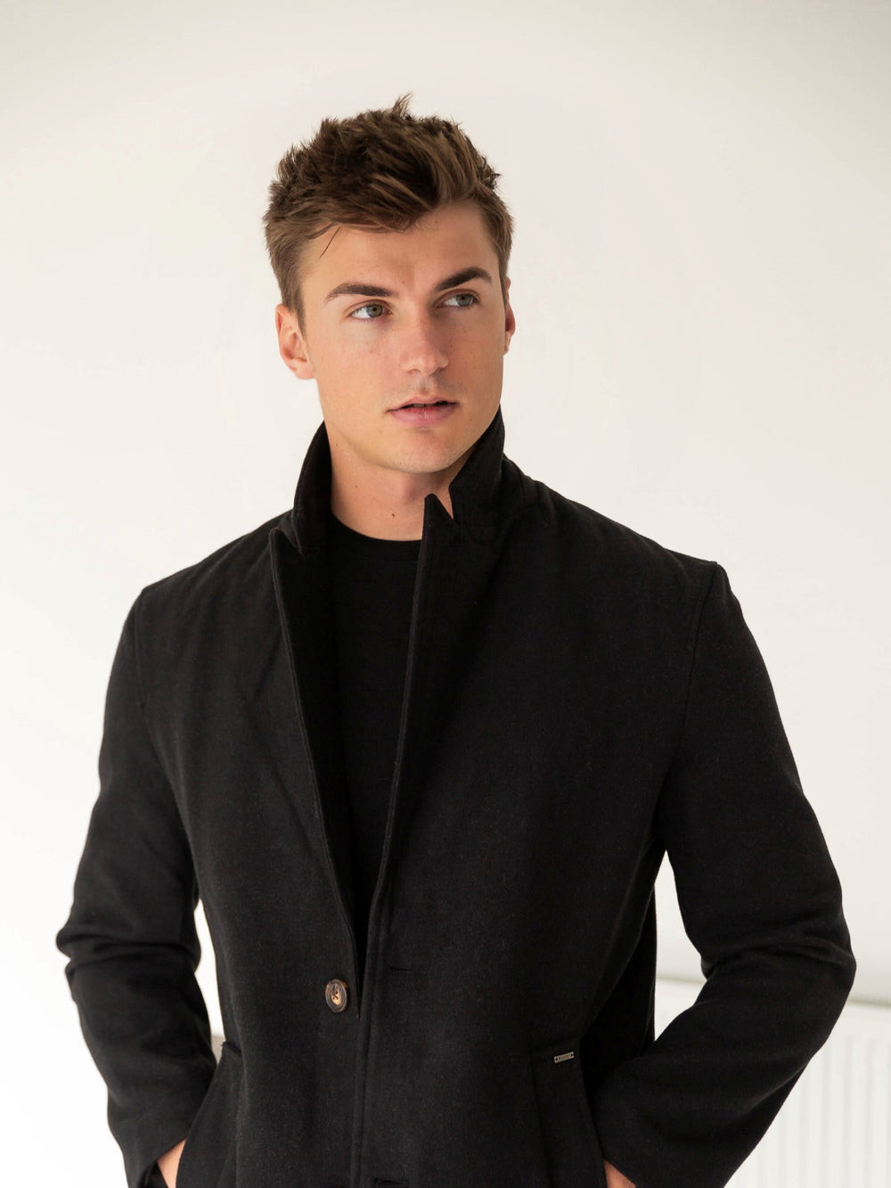 Black Blakely Knightsbridge Tailored Coat | UWC287635