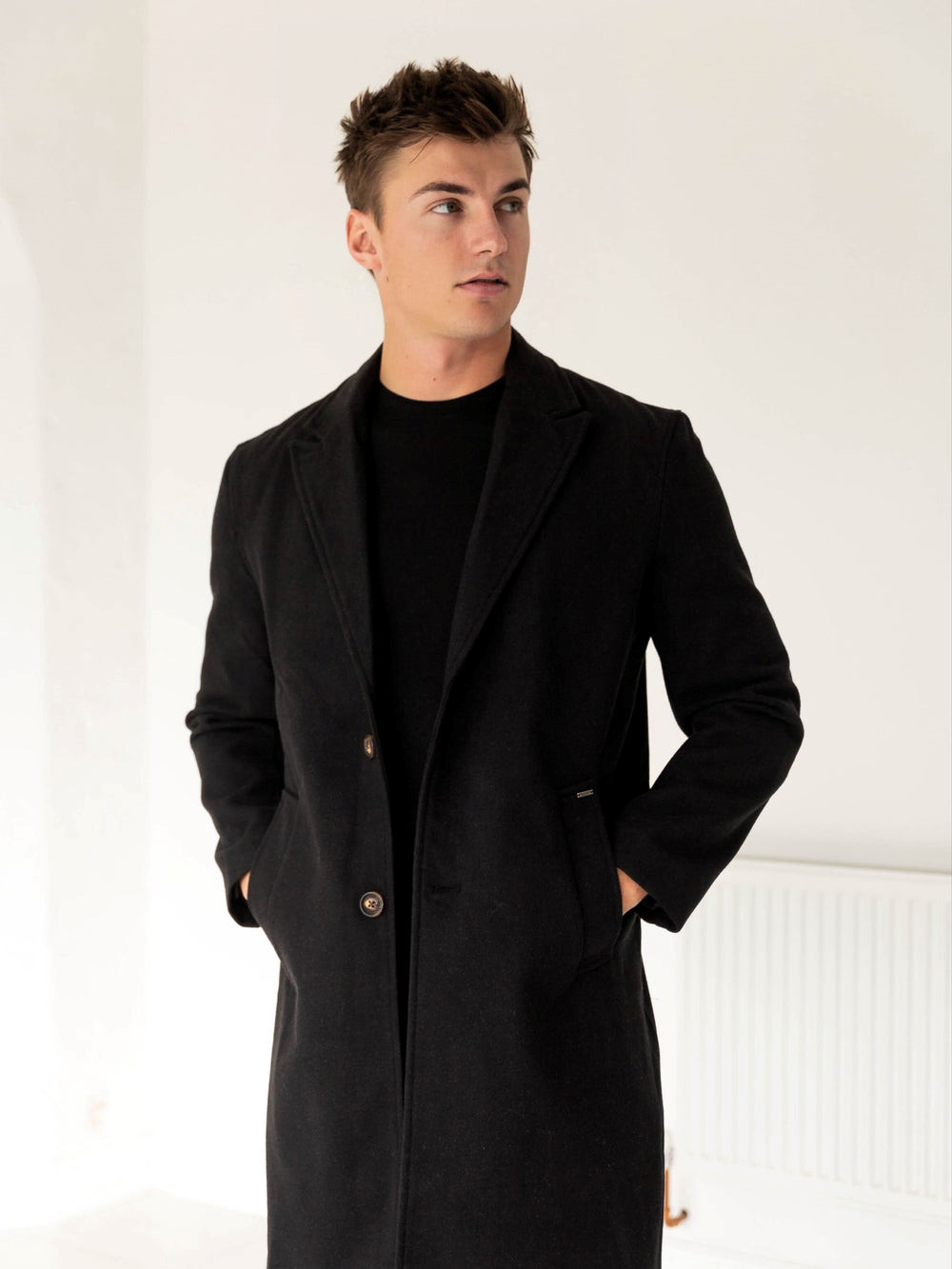 Black Blakely Knightsbridge Tailored Coat | UWC287635