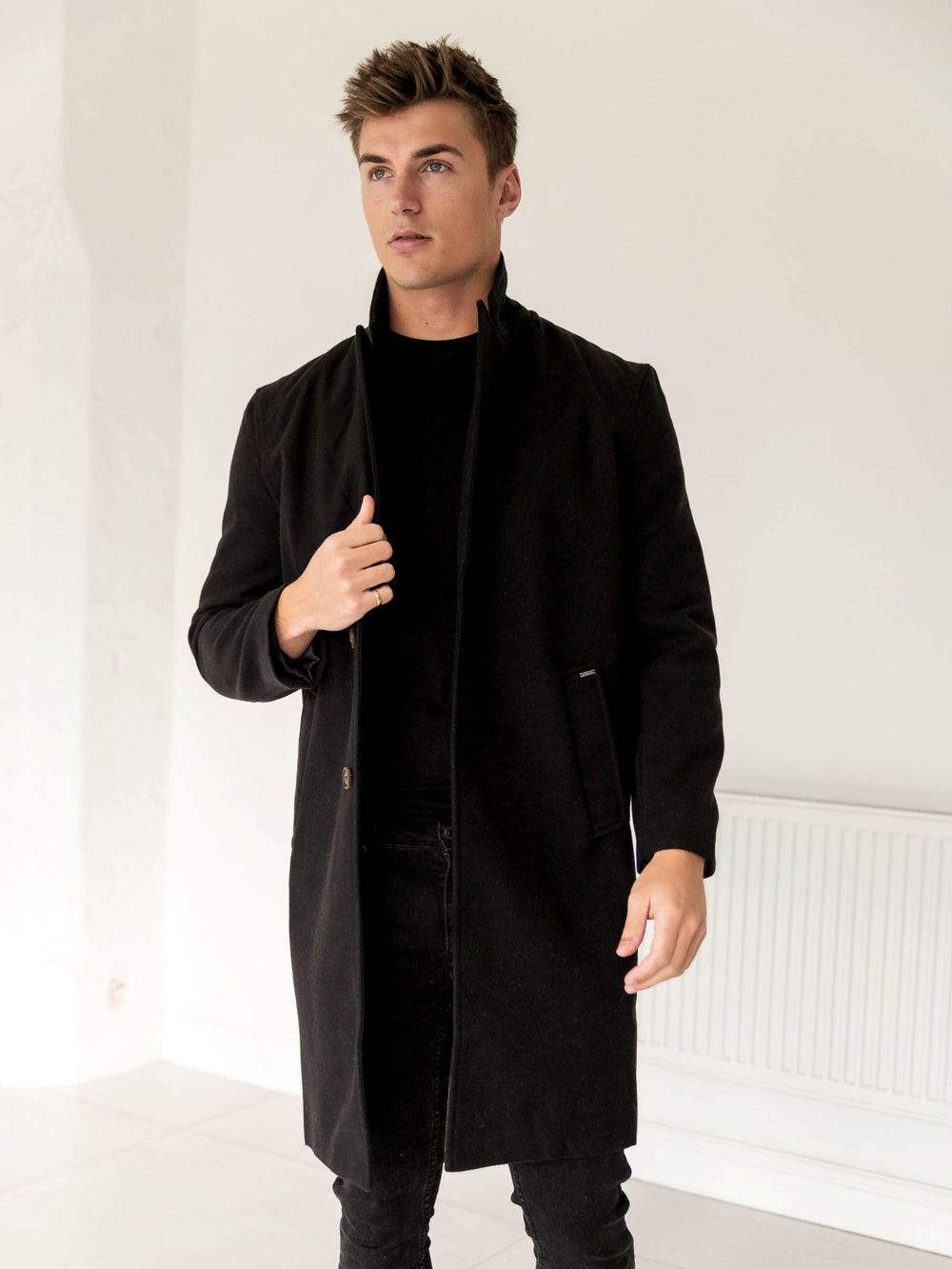 Black Blakely Knightsbridge Tailored Coat | UWC287635