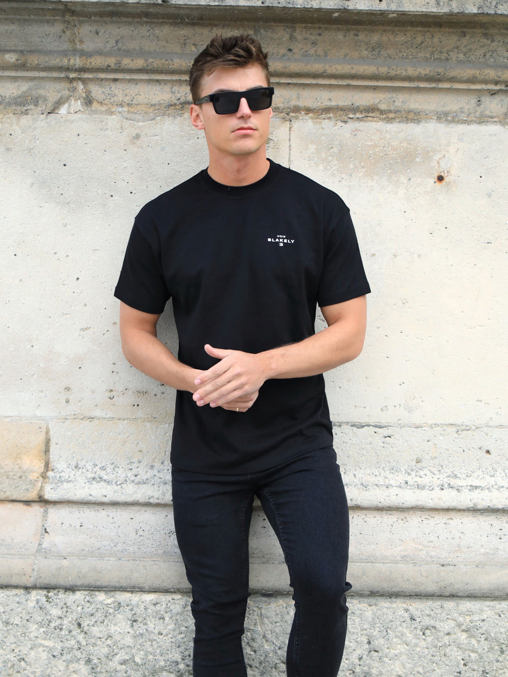 Black Blakely Noir II Relaxed T-Shirt | ZLJ057639