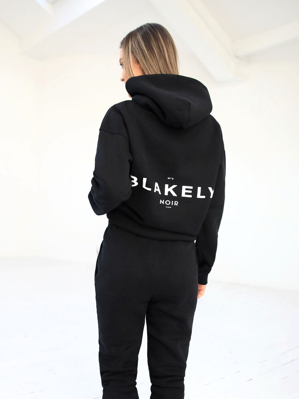 Black Blakely Noir II Women\'s Relaxed Hoodie | MNO543601