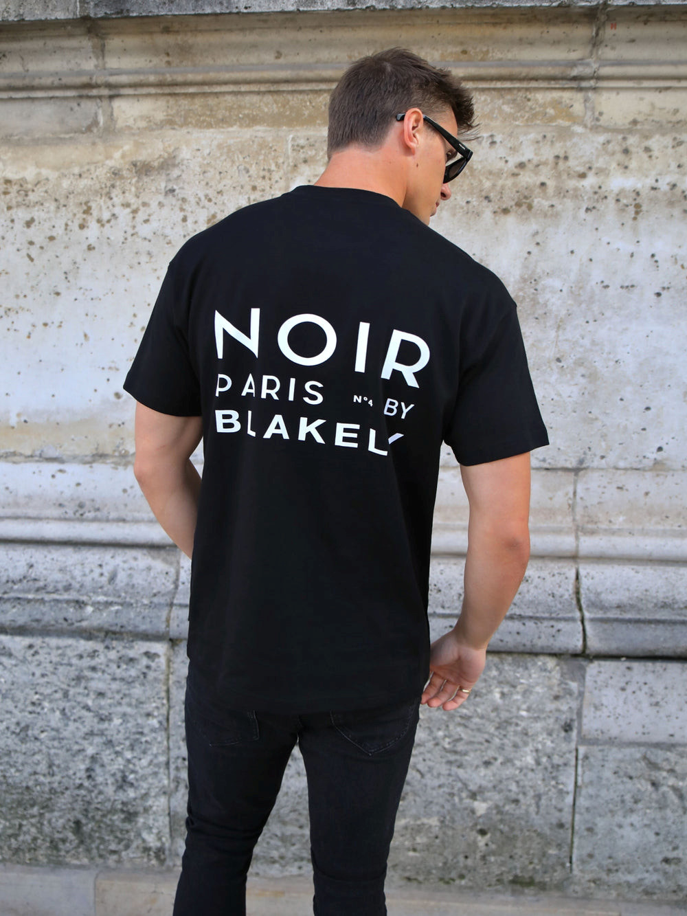 Black Blakely Noir Relaxed T-Shirt | YPJ738642