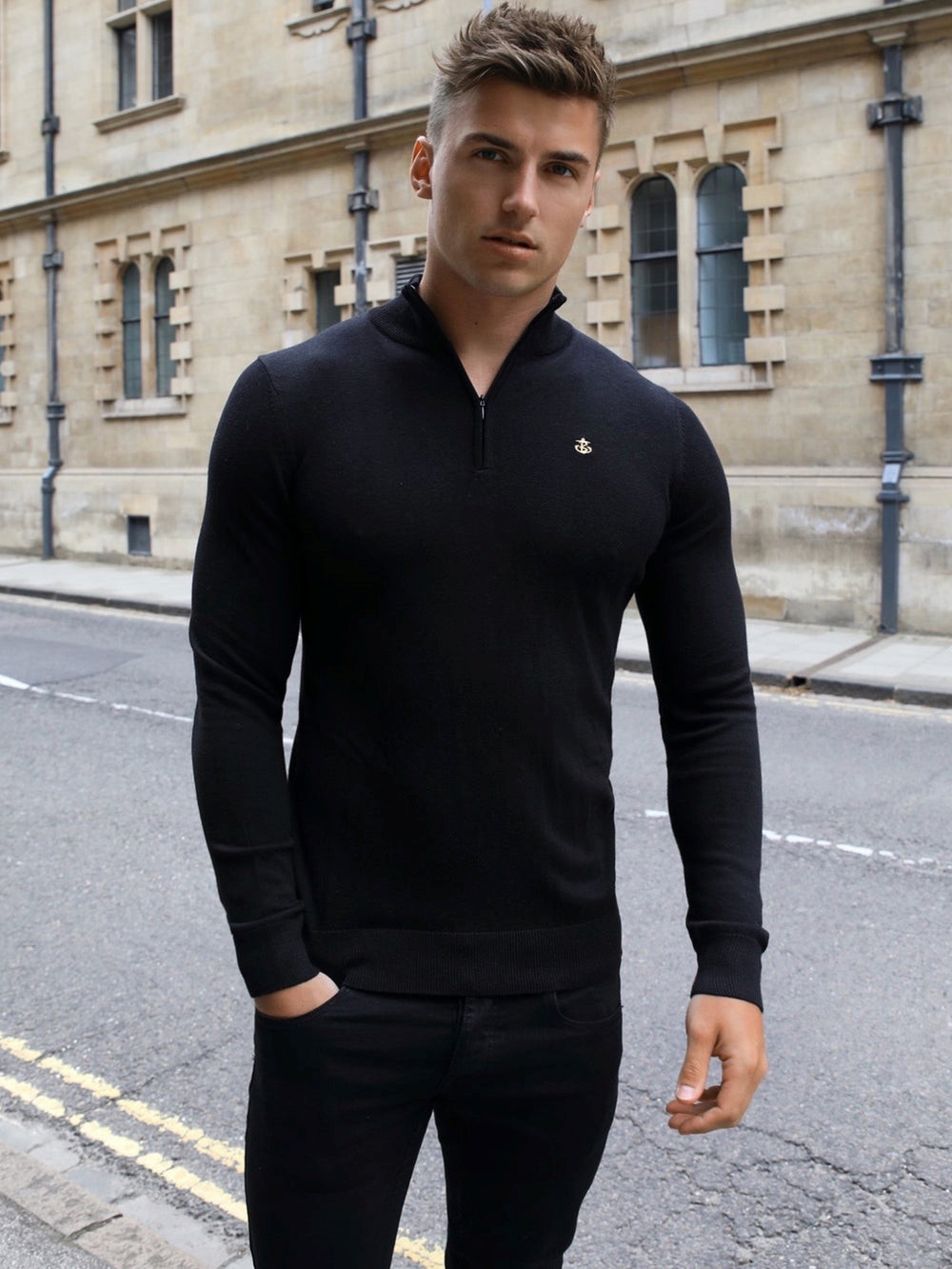 Black Blakely Oxbridge Jumper | KEJ954382