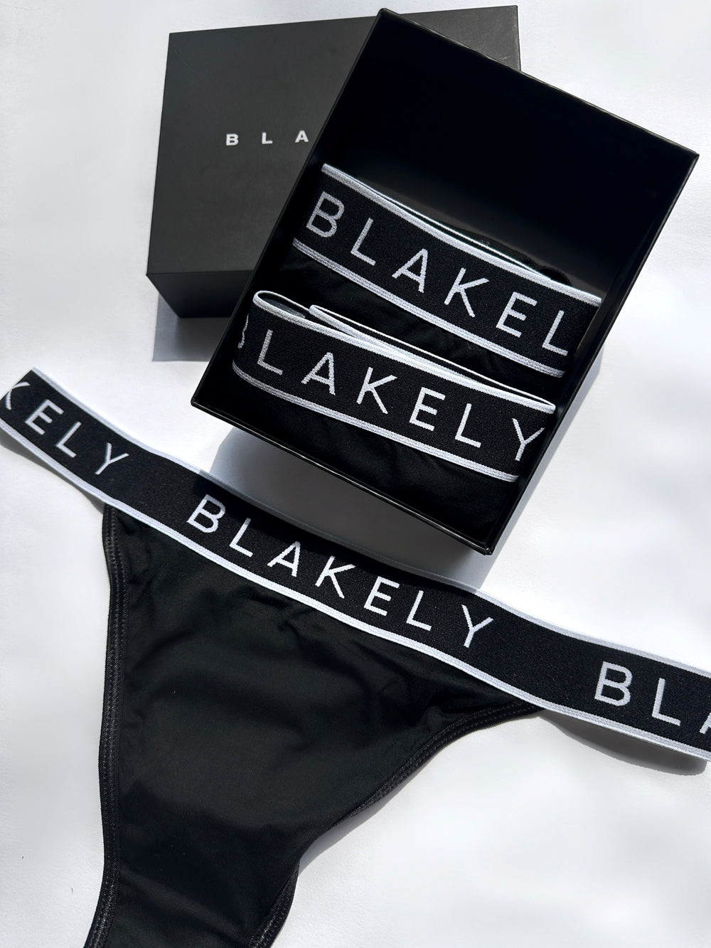 Black Blakely Phoebe Thong 3 Pack | AWH675238