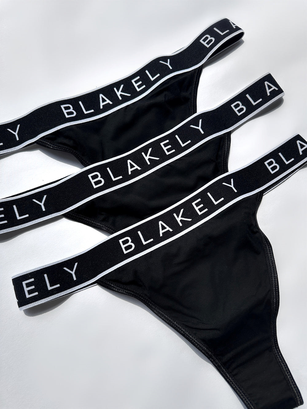 Black Blakely Phoebe Thong 3 Pack | AWH675238