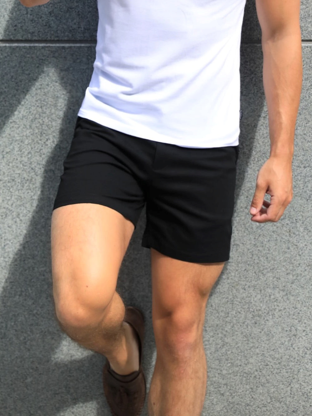 Black Blakely Sanremo Chino Shorts | RGW546217