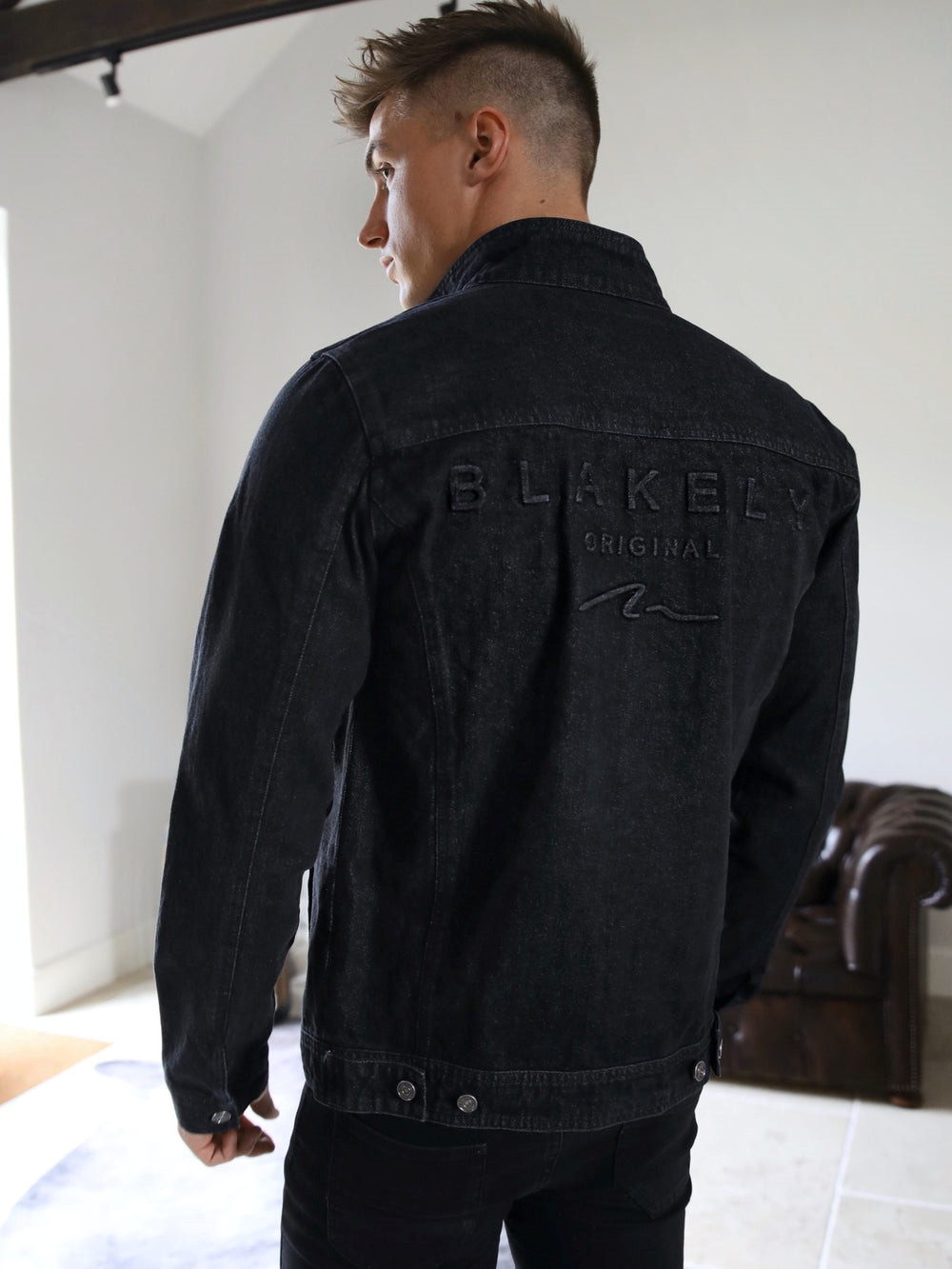 Black Blakely Soho Denim Jacket | YQT510496