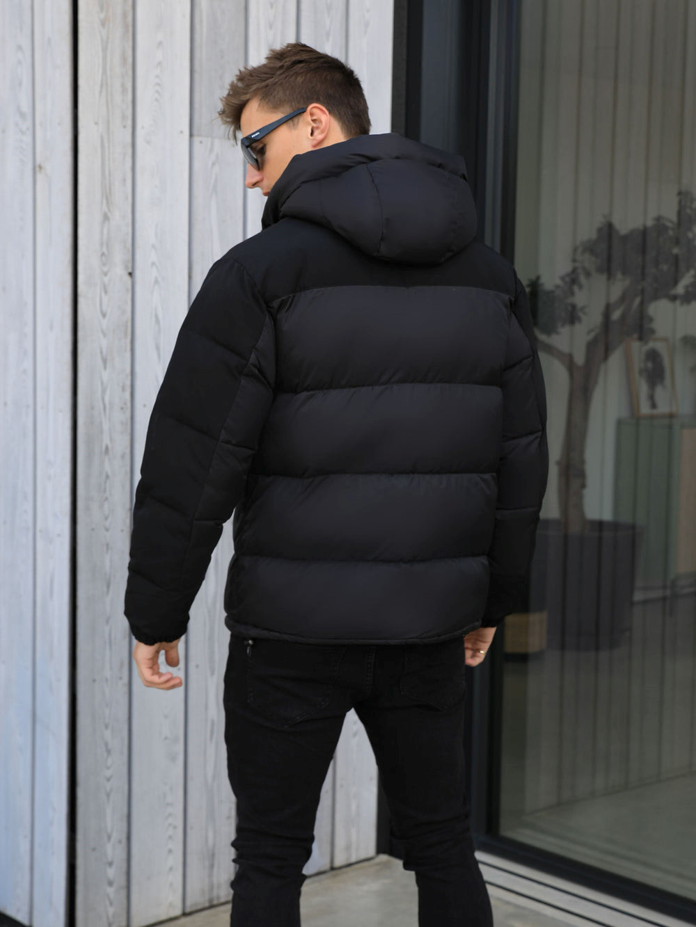 Black Blakely Tampa Puffer Coat | RHW146387