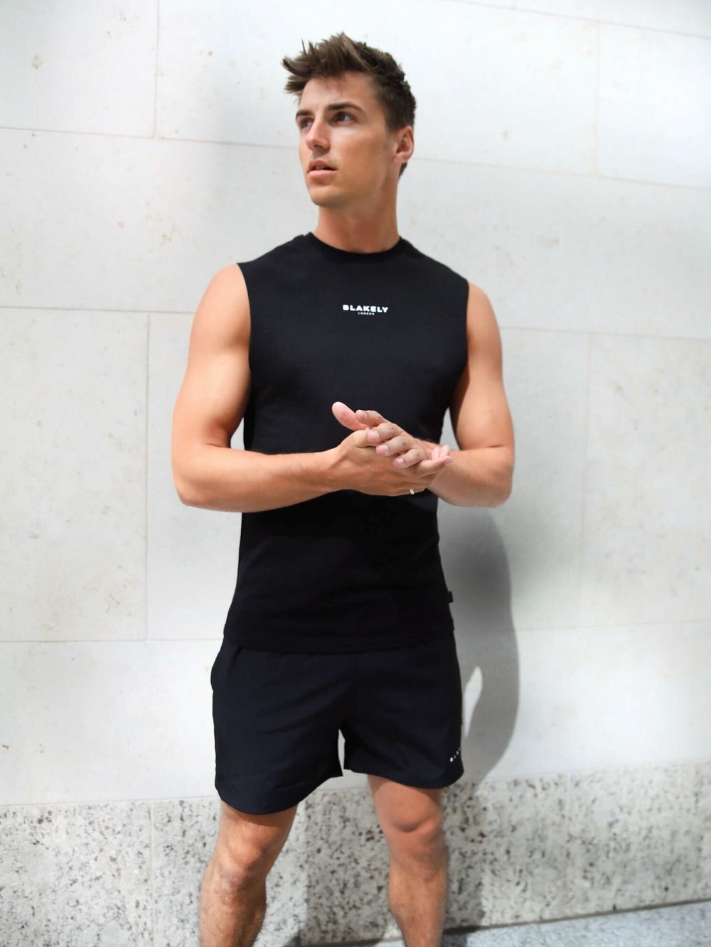 Black Blakely Universal Sleeveless Tee | NWE132894