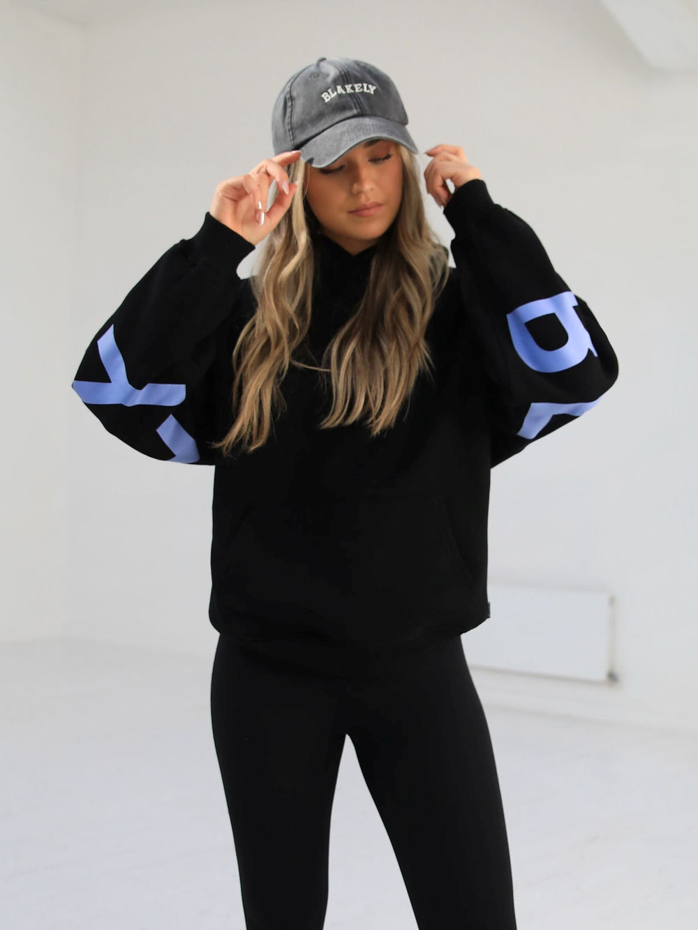 Black & Blue Blakely Members Isabel Oversized Hoodie | XZQ158204