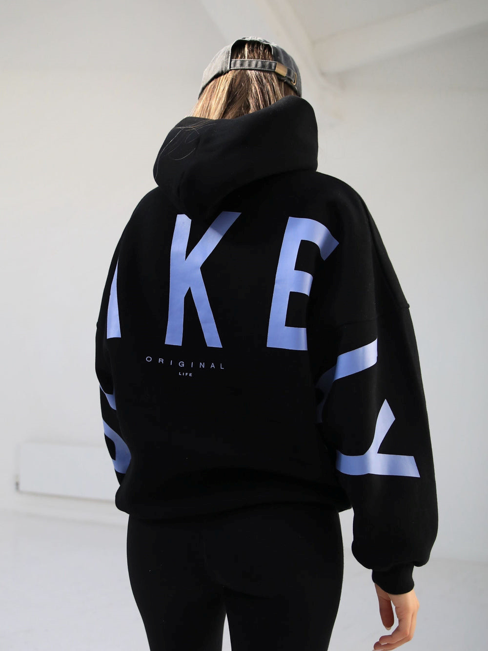 Black & Blue Blakely Members Isabel Oversized Hoodie | XZQ158204