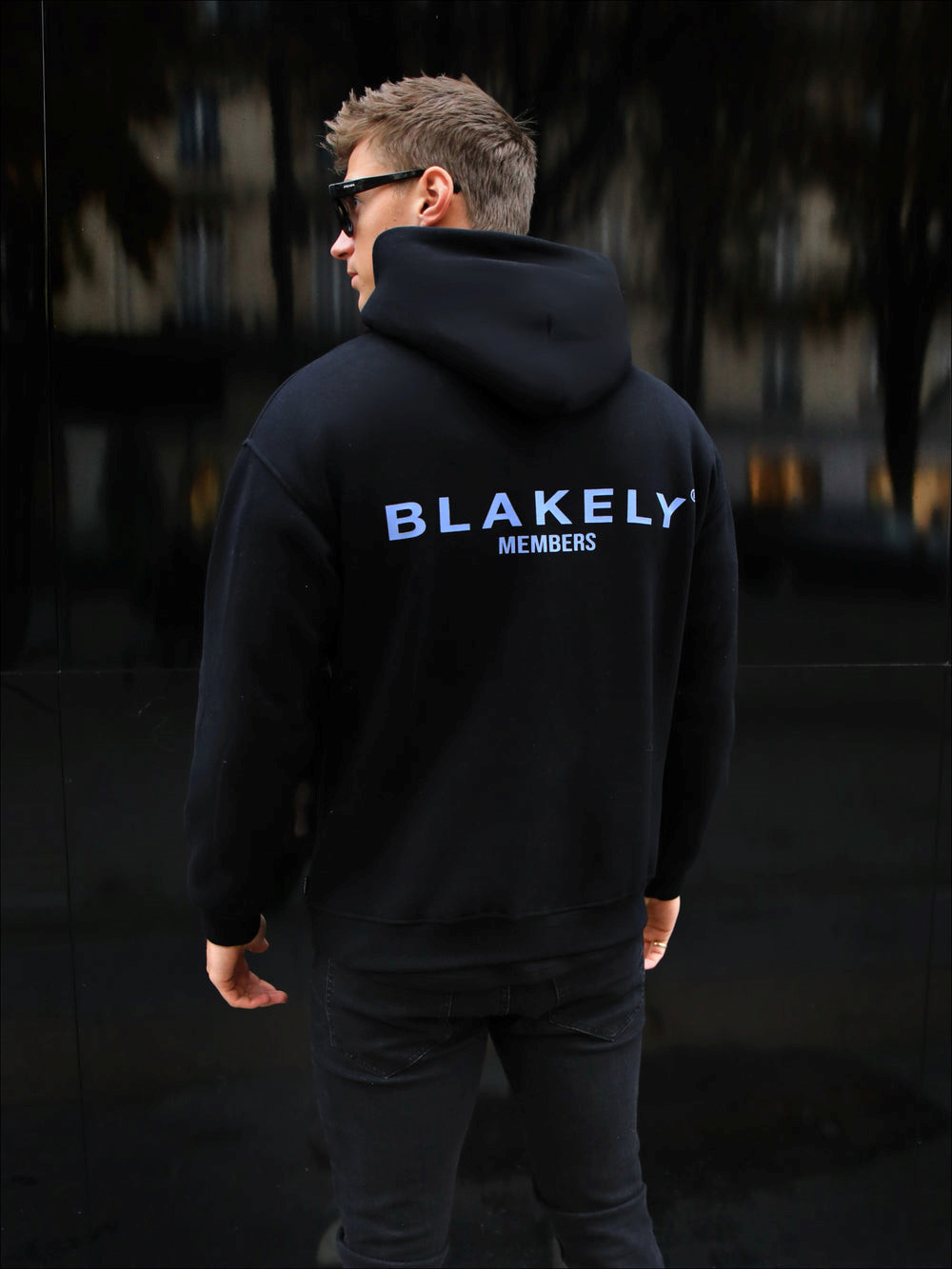 Black & Blue Blakely Members Relaxed Hoodie | QER671908