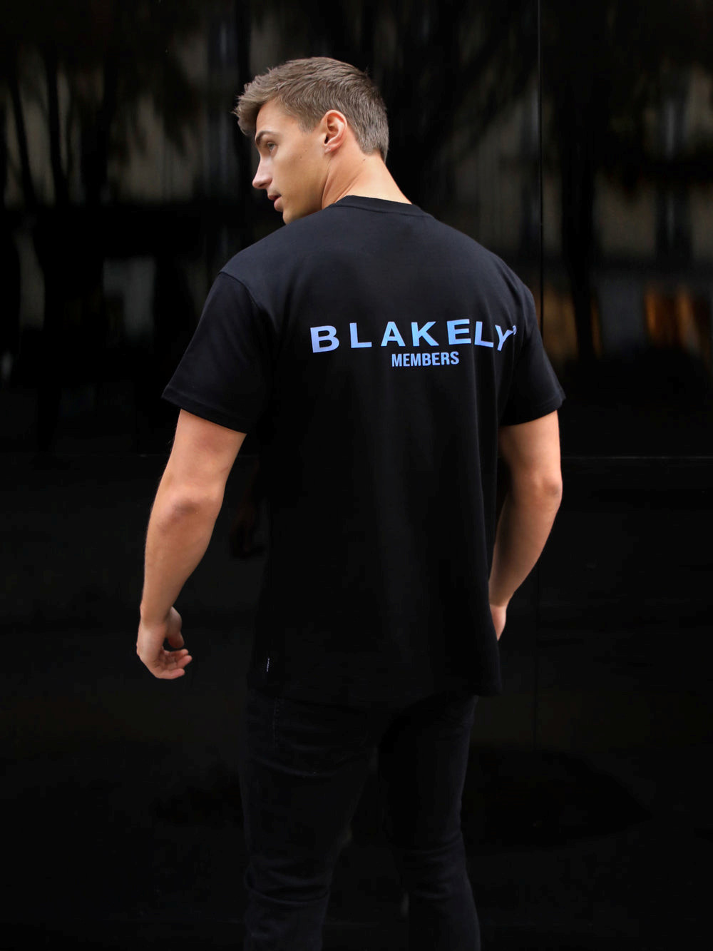 Black & Blue Blakely Members Relaxed T-Shirt | DHM197286