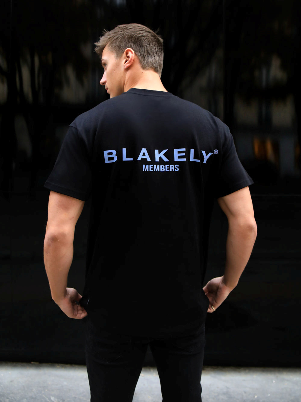 Black & Blue Blakely Members Relaxed T-Shirt | DHM197286