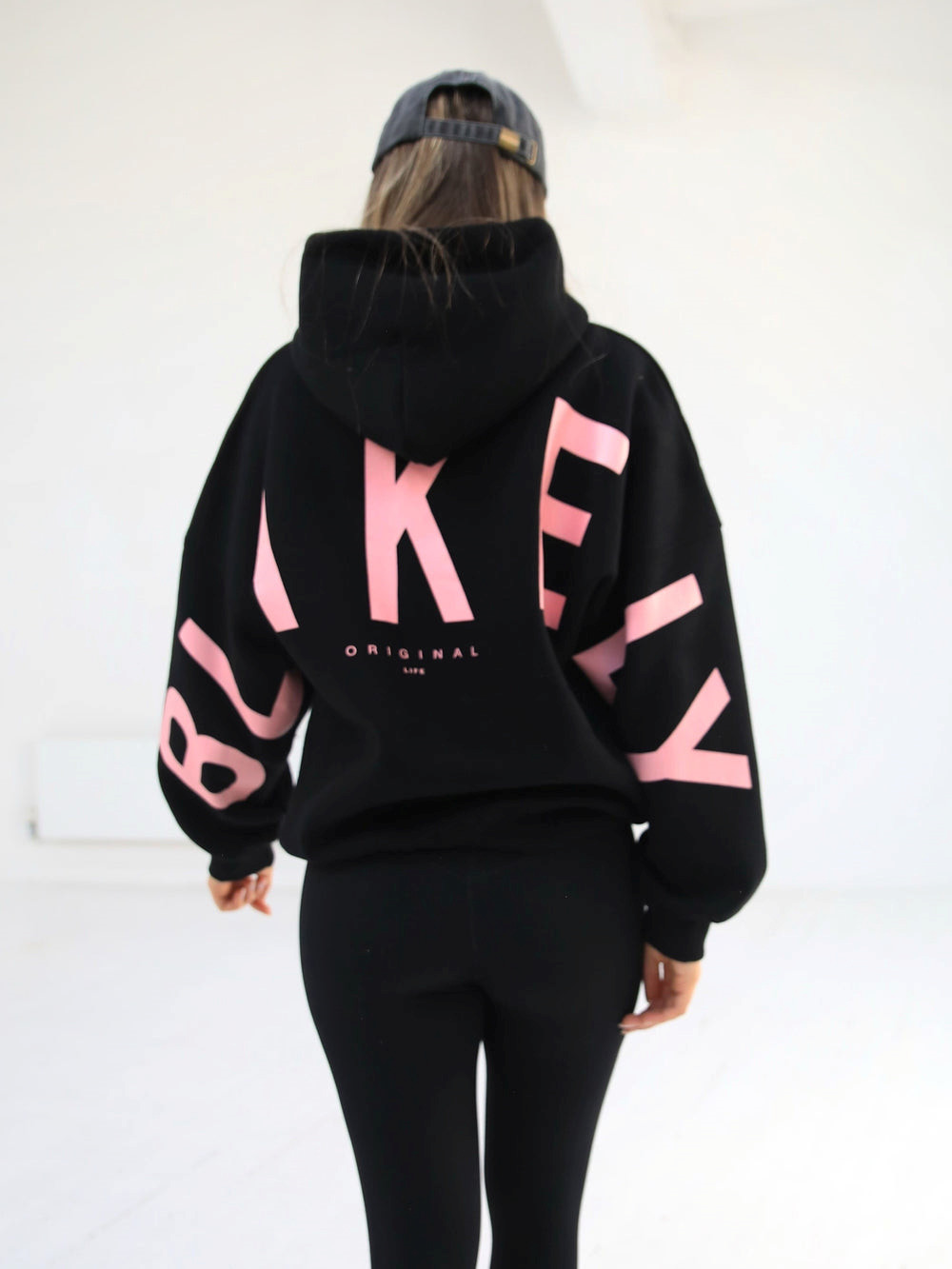 Black & Pink Blakely Members Isabel Oversized Hoodie | PYV781925