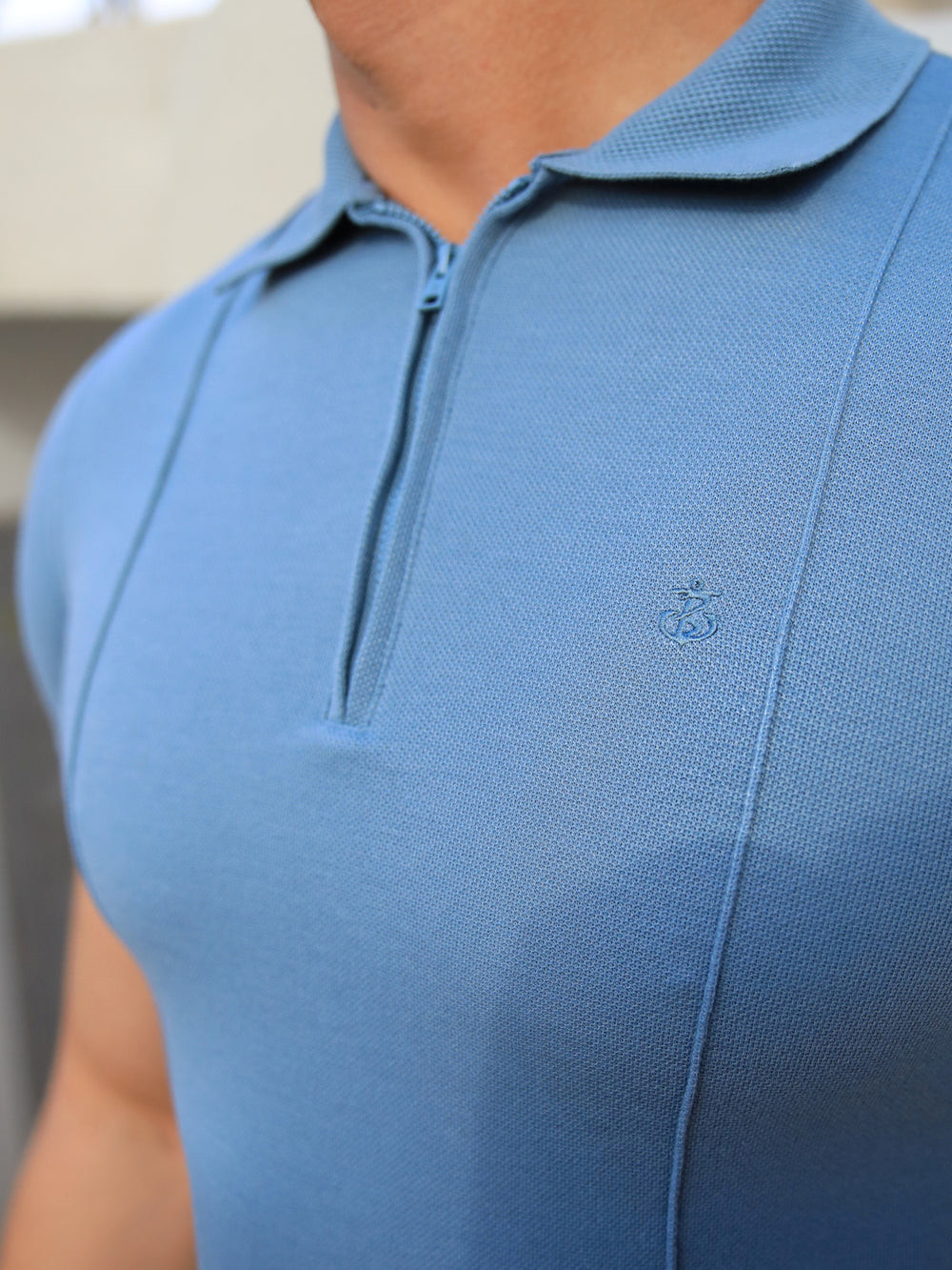 Blue Blakely Amezri Seamline Polo | GXK427068