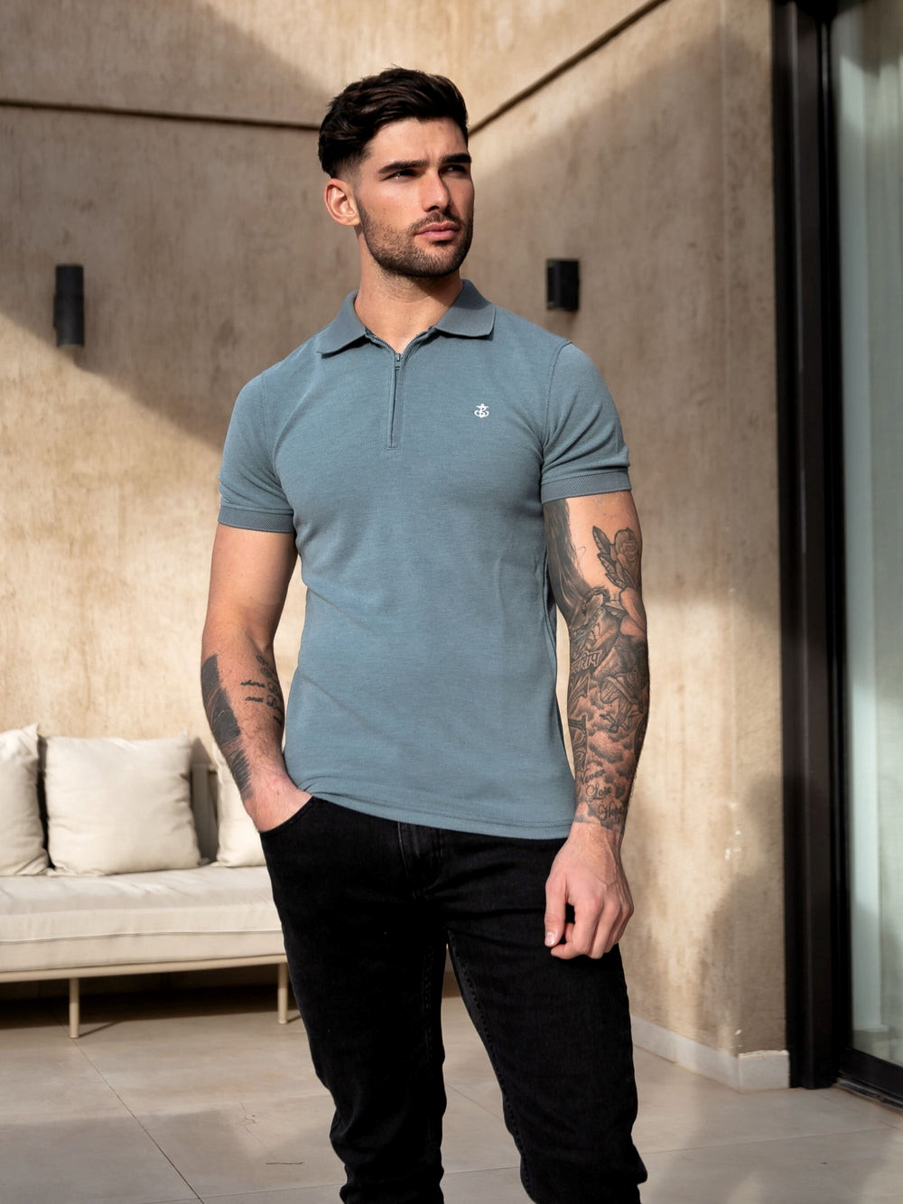 Blue Blakely Aspen Polo | TYX679243